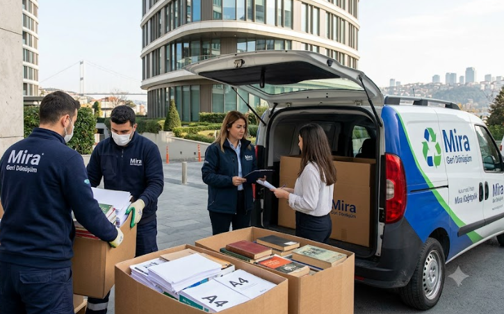 Beşiktaş Kağıt Geri Dönüşüm kitap defter a4 kağıt atık alımı hurdacı